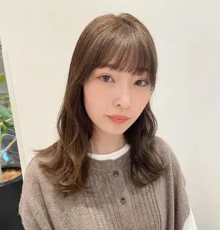 カラー K-two谷町❄️ hinaのヘアスタイル