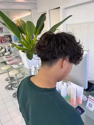 パーマ メンズ 菅 野のヘアスタイル