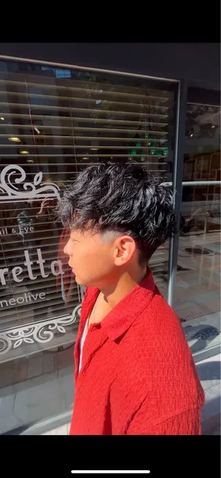 パーマ メンズ ヤシロケンタ メンズ特化のヘアスタイル