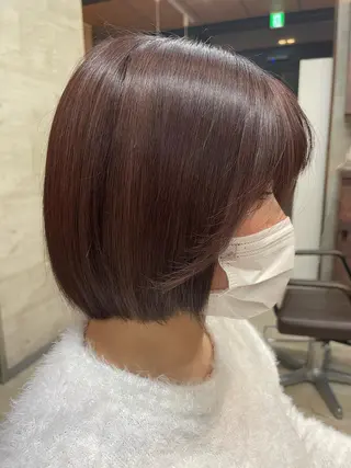 ショート カラー ヘアアレンジ 🇰🇷韓国ヘア/ sumireのヘアスタイル