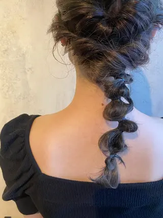 セミロング カラー ツキノキ　ミナ 8月から西梅田店のヘアスタイル