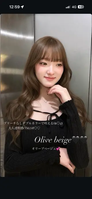 ロング カラー 上品モテヘア🩶 karen🩶のヘアスタイル
