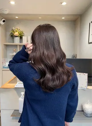 ロング 韓国ヘア🤍🇰🇷 🫶🏻吉満のヘアスタイル