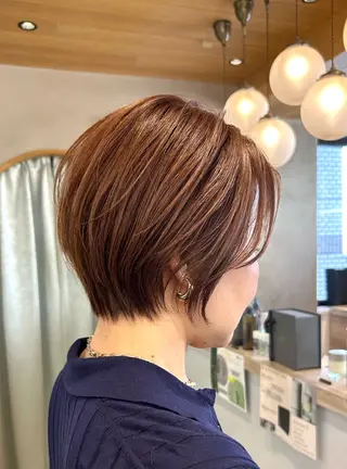 ショート 🩵縮毛矯正/ブリー チ/髪質改善/いつかのヘアスタイル
