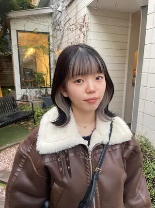 カラー 暖色カラー/レイヤー 唯菜 ユイナのヘアスタイル
