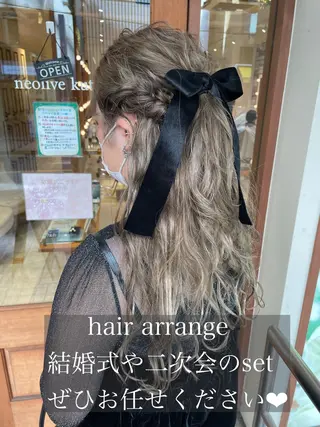 ヘアアレンジ 清水 ちひろ ✄トップスタイリストのヘアスタイル