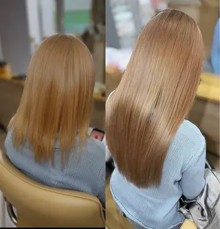 ロング エクステ＆カラー専門 羽エクステ　新大久保のヘアスタイル