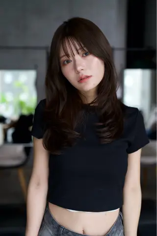 ロング カラー ヘアアレンジ カラー縮毛矯正 指名No.1shunのヘアスタイル