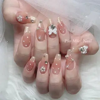 ネイル HANA 長さだしのネイルデザイン
