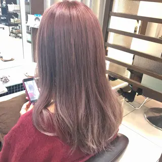 ロング カラー 大平 美沙のヘアスタイル