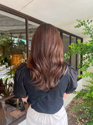 ロング カラー 韓国好き🇰🇷 美容師MIKUのヘアスタイル