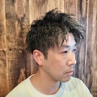 パーマ 【無料】メンズ ヘアモデル大募集のヘアスタイル