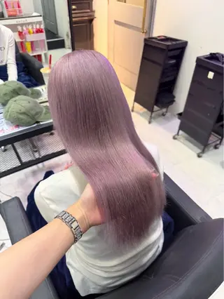ロング カラー 🎀tomoka🎀 髪質改善/ハイトーンのヘアスタイル