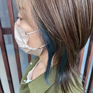 ミディアム Glanz hair 坂牛匠のヘアスタイル