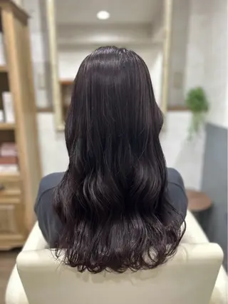 ロング カラー 吉田 萌花のヘアスタイル