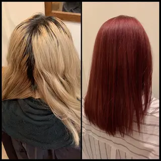 セミロング カラー Shouei  のヘアスタイル