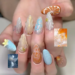 ネイル BLUE CORAのネイルデザイン