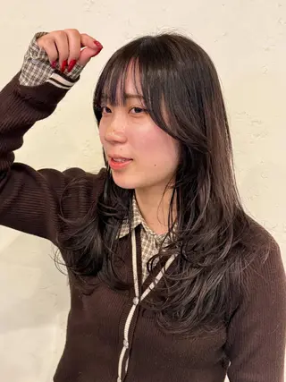 セミロング カラー ボブ&寒色🎐ᩚ 短髪 COCOROのヘアスタイル