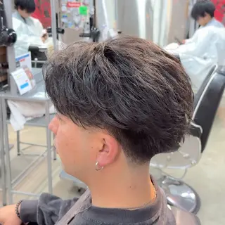 ショート パーマ ヘアアレンジ メンズ MENIN メンズ サロン 望月 涼太のヘアスタイル