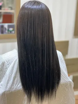 ロング カラー THE PARK キシオカのヘアスタイル