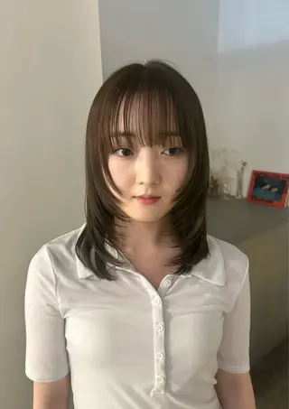 ミディアム chico .のヘアスタイル