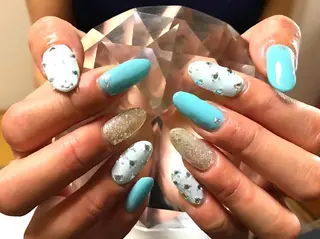 ネイル モチの良さ◉ フィルインネイル♡のネイルデザイン
