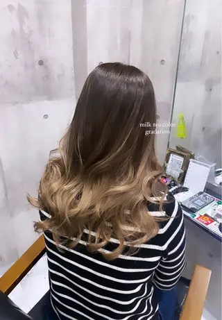 ロング カラー パーマ ヘアアレンジ メンズ 最新艶髪トレンド¦ ヘア¦miyu🐒♡のヘアスタイル