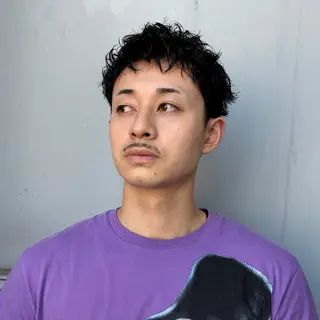 ショート パーマ メンズ ⚾️横浜メンズカット 阿部龍馬🍺🍔のヘアスタイル