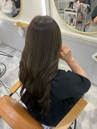 ロング カラー mio♡ベージュ特化 🎀透明感カラーのヘアスタイル