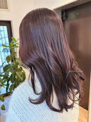ロング カラー miku🖤名駅¦顔 周り¦ヘアケアのヘアスタイル