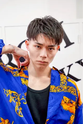 ショート カラー パーマ メンズ メンズカット/パーマ 山崎航平💈のヘアスタイル