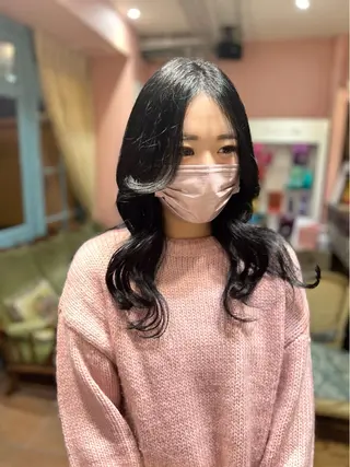 ロング カラー PON　ハイトーン ショートカット心斎橋のヘアスタイル