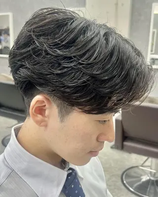 パーマ メンズ GLOP HOMME 店長 アオトのヘアスタイル