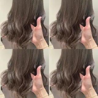 ミディアム パーマ 韓国っぽ水光肌カラー マンツーマン🫧なおのヘアスタイル