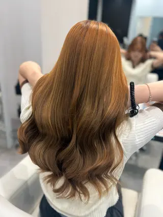 ロング カラー 渋谷髪質改善/縮毛 矯正/かすが🪽🫧のヘアスタイル