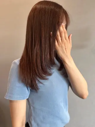 ロング カラー K Harukaのヘアスタイル