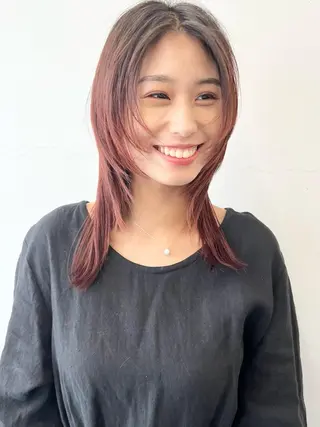 ミディアム HARU//原宿🤍 リピート率NO.1のヘアスタイル