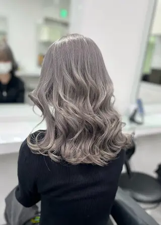 セミロング カラー ヘアアレンジ 縮毛矯正🤍 ボブ/ HIKARIのヘアスタイル