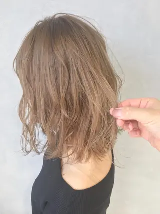 ミディアム カラー 岡邉 隆太のヘアスタイル
