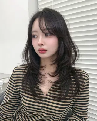 カラー オリーブ🫒 layer🤍天神店のヘアスタイル