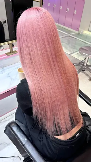 ロング カラー レイン🌏🌱 似合わせ/ハイトーンのヘアスタイル