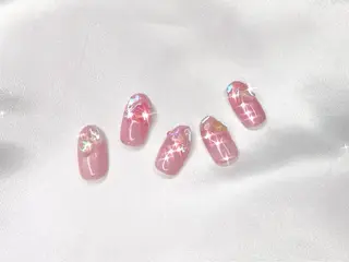 ネイル Cherie PINKのネイルデザイン