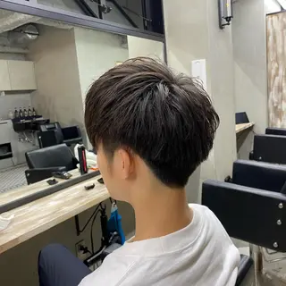 ショート カラー パーマ ヘアアレンジ メンズ 🤍透明感カラー🤍 Ryujiのヘアスタイル