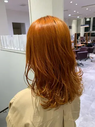 ロング カラー HAREru. モデル募集【戸塚】のヘアスタイル