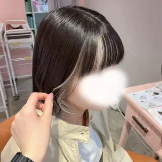 ショート カラー ハイトーン/透明感 カラー/AIRI🦋のヘアスタイル