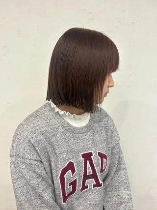 ショート カラー ボブ&寒色🎐ᩚ 短髪 COCOROのヘアスタイル
