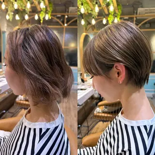 ショート 縮毛矯正/レイヤー taiga🧡のヘアスタイル