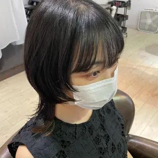 セミロング 北川 智海のヘアスタイル