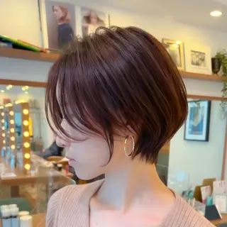 ショート 縮毛矯正/レイヤー taiga🧡のヘアスタイル