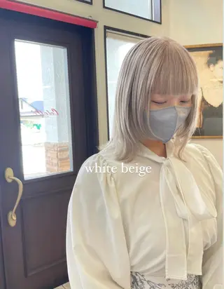 ミディアム カラー コレットヘアー 田中アヤノのヘアスタイル